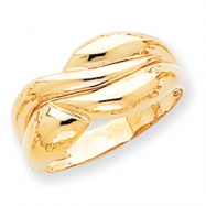 Picture of 14k Polished Twisted Dome Ring