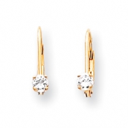 Picture of 14k leverback earring