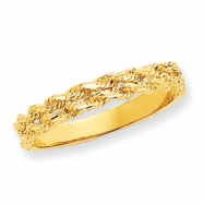 Picture of 14k Diamond-cut Rope Ring
