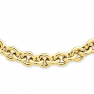 Picture of 14k 18in 8.75mm Polished Fancy Rolo Link Necklace chain