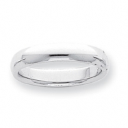 Picture of Platinum 4mm Half-Round Comfort Fit Lightweight Band ring