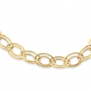 Picture of 14K Adjustable Oval Link Necklace chain