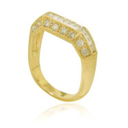 Picture of 14K Yellow Gold Diamond Fancy Ring