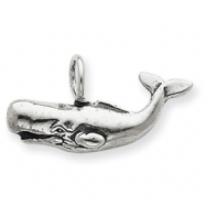 Picture of Sterling Silver Antiqued Blue Whale Pendant