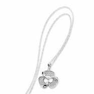 Picture of Sterling Silver & CZ Polished Fancy Necklace chain