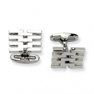 Picture of Stainless Steel Polished Cuff LInks