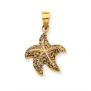 Picture of 14k Enameled Starfish Pendant