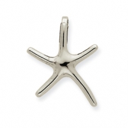 Picture of 14K White Gold Small Dancing Starfish Pendant