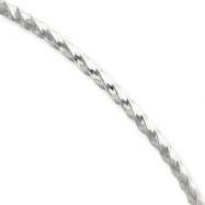 Picture of 14k White Gold 2.50mm Twist Slip-on Bangle