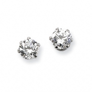 Picture of Stainless Steel 4mm CZ Stud Earrings
