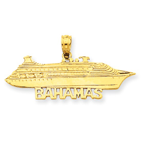Picture of 14k Bahamas Cruise Ship Pendant