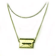 Picture of Brass Tone Pocketbook 30" Necklace