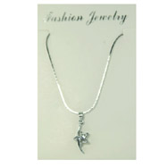 Picture of Silver-tone CZ Star Necklace