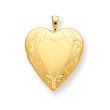 14k Gold Filled 2-Frame Heart Locket