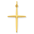 Sterling Silver 24K Gold Plated Passion Cross Pendant