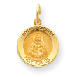 14k Gold Mother Cabrini Medal Charm