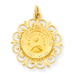 14K Gold Our Lady Of The Assumption Medal Pendant