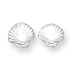 Sterling Silver Shell Mini Earrings