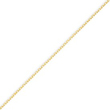 14K Gold 0.75mm Diamond Cut Cable Chain