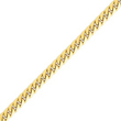 14K Gold 6.25mm Domed Curb Chain