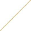 14K Yellow Gold 0.95mm Diamond Cut Cable Chain