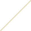 14K Yellow Gold 0.6mm Diamond Cut Cable Chain