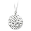 Sterling Silver & Cubic Zirconia Polished I Wish You Enough 18" Necklace