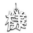 Sterling Silver "Appearance" Kanji Chinese Symbol Charm