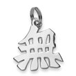 Sterling Silver "Nothingness" Kanji Chinese Symbol Charm