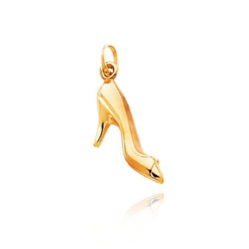Picture of 14K Yellow Gold High Heel Shoe Charm