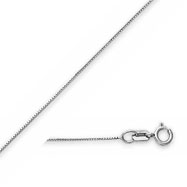 Picture of 14K White Gold 0.46mm Box Chain
