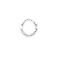 Picture of 14K White Gold 1.25x10mm Wire Hoops