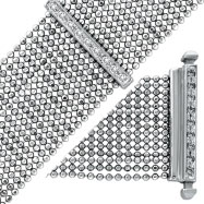 Picture of 14K White Gold Diamond Mesh Bracelet