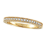 Picture of 14K Yellow Gold .31ct Diamond Stackable Ring