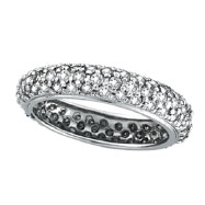 Picture of 14K White Gold 1.57ct Diamond Band Eternity Ring