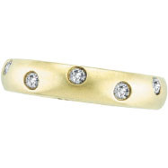 Picture of 14K Yellow Gold .22ct Diamond Fashion Pave Ring