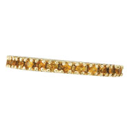 Picture of 14K Yellow Gold Yellow Sapphire Eternity Guard Ring