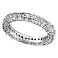 Picture of 14K White Gold 3-Tier 1.51ct Diamond Eternity Band Ring