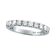 Picture of 14K White Gold .57ct Diamond Wedding Band Ring