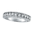 14K White Gold .45ct Diamond Ring Band