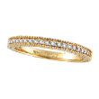 14K Yellow Gold .31ct Diamond Stackable Ring