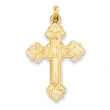 14k Hollow Cross Pendant