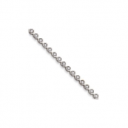 Picture of 14k White Gold Holds 26 2.9mm Stones 2.6ct Hugs & Kisses Tennis Bracelet Mo