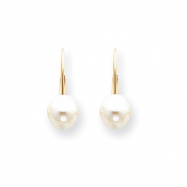 Picture of 14k 7mm Pearl Leverback Earrings