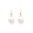 14k 7mm Pearl Leverback Earrings