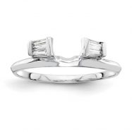 Picture of 14k White Gold AA Diamond wrap