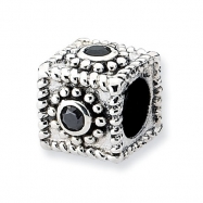 Picture of Sterling Silver Reflections CZ Bead