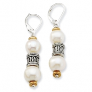 Picture of Sterling Silver/14Ky Pearl, Bead Earring