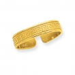14k Greek Key Toe Ring