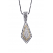 Alesandro Menegati 18K Accented Sterling Silver Necklace with Diamonds